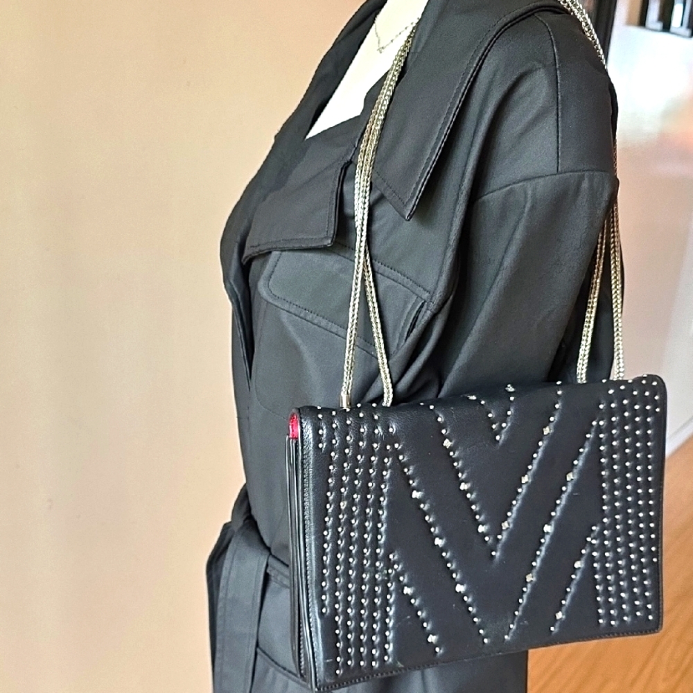 Black Studded Women's Bag